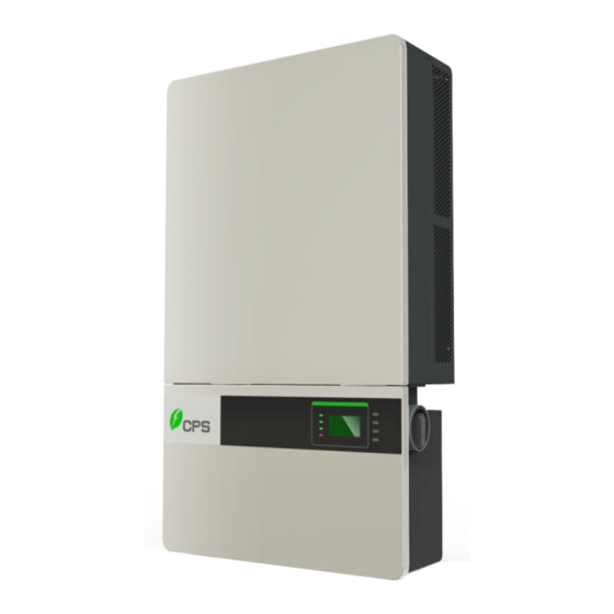 CPS SCA23KTL-DO/US-480 Installation And Operation Manual
