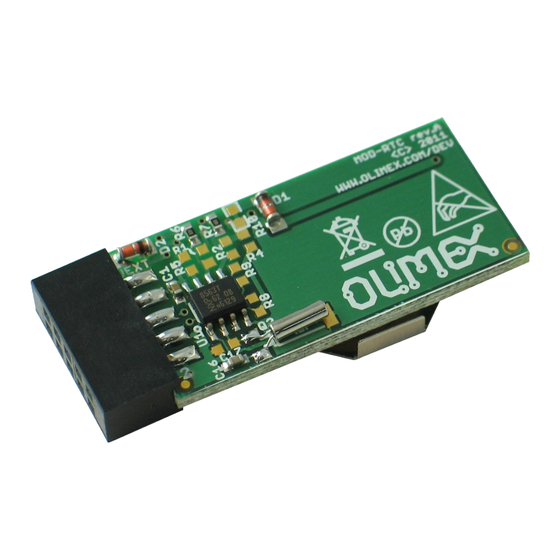 OLIMEX MOD-RTC User Manual
