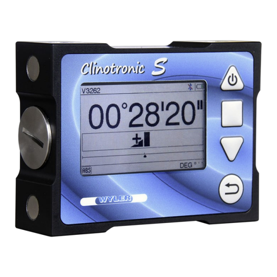 WYLER Clinotronic S Manual