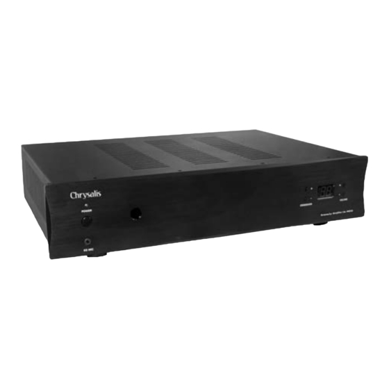 Chrysalis ADWANTAGE IA-400 User Manual