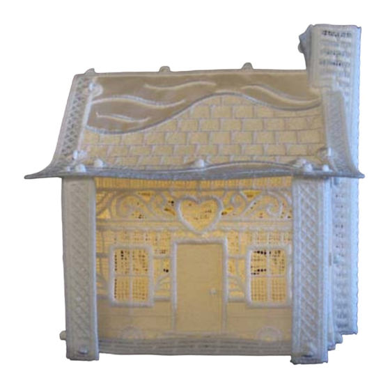 OESD Christmas Village: Cottage with Fence Quick Start Manual