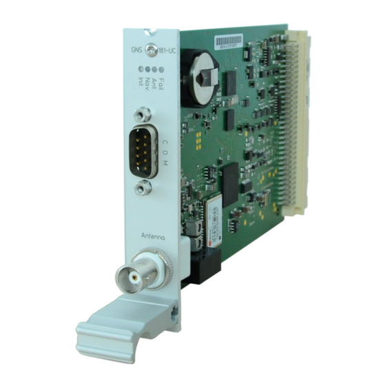 Meinberg IMS-GNS181-UC Manuals