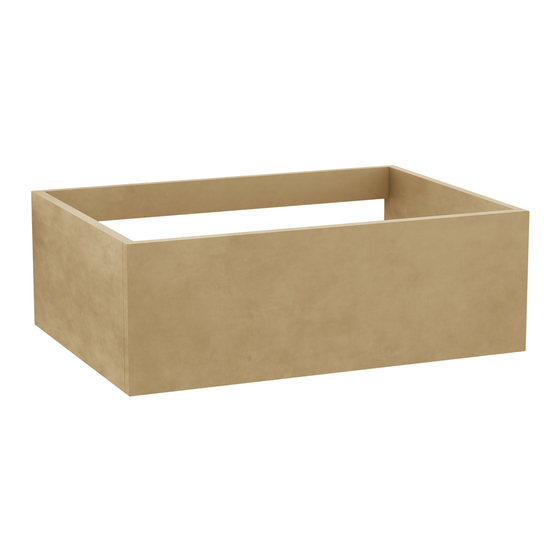 Sanipex BAGNODESIGN MONROE BDF-MNR-V070-ORO General Installation Manual