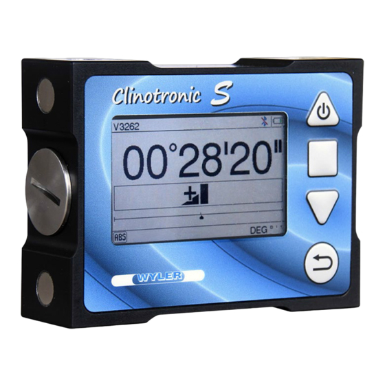 WYLER Clinotronic S Quick Reference