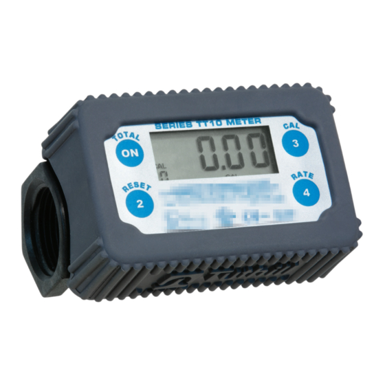 Tuthill Fill-Rite TT10PB Operation And Safety Manual