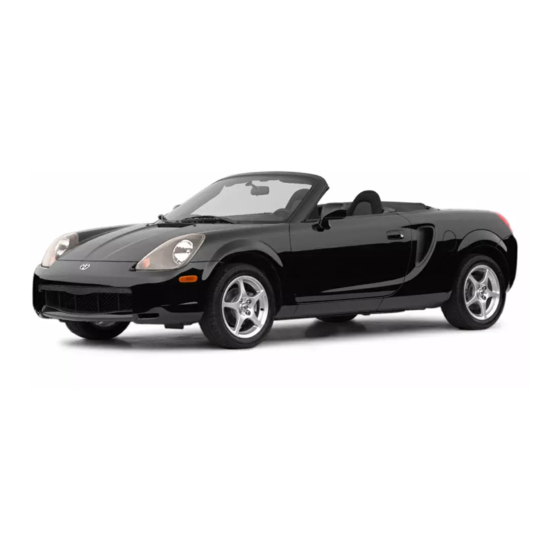 Toyota 2003 MR2 Spyder Owner's Manual
