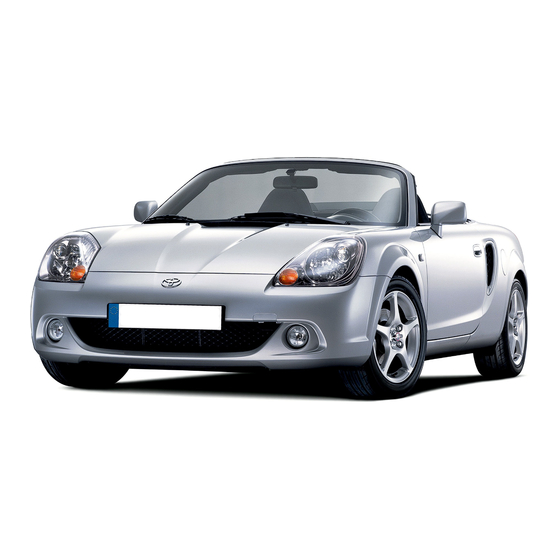 Toyota 2003 MR2 Spyder Owner's Manual