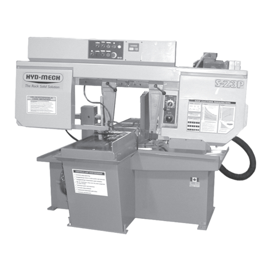 Hyd-Mech S-23P Operation & Maintenance Manual