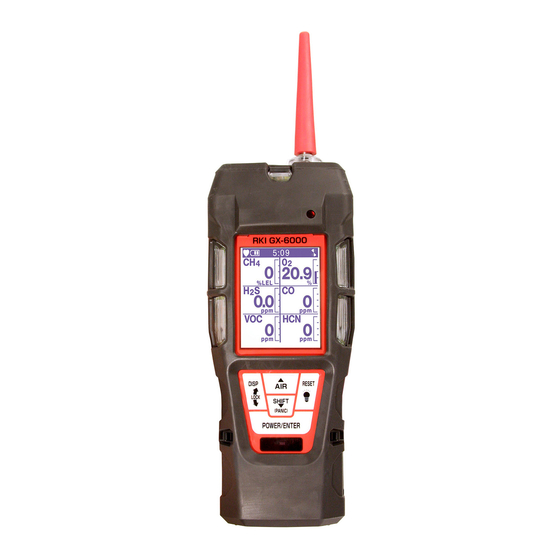 RKI Instruments GX-6000 Operator's Manual