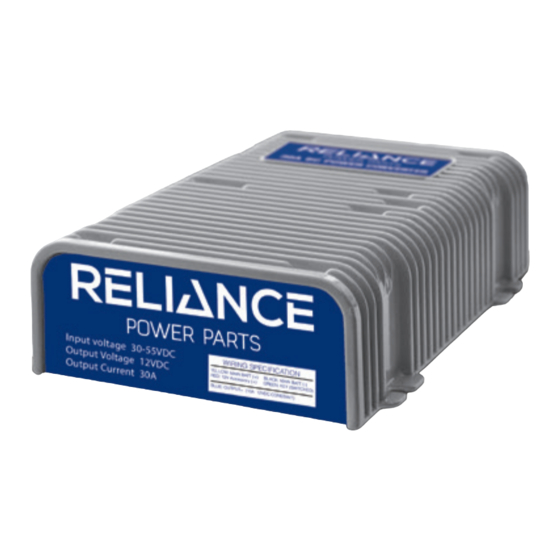 Reliance 13-030 Installation Instructions
