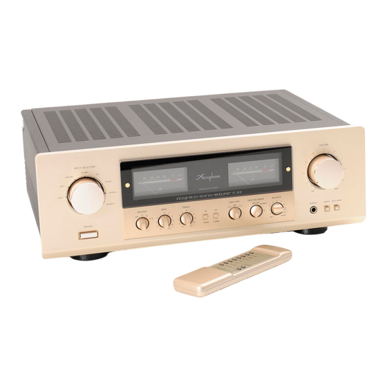 Accuphase E-307 Service Information