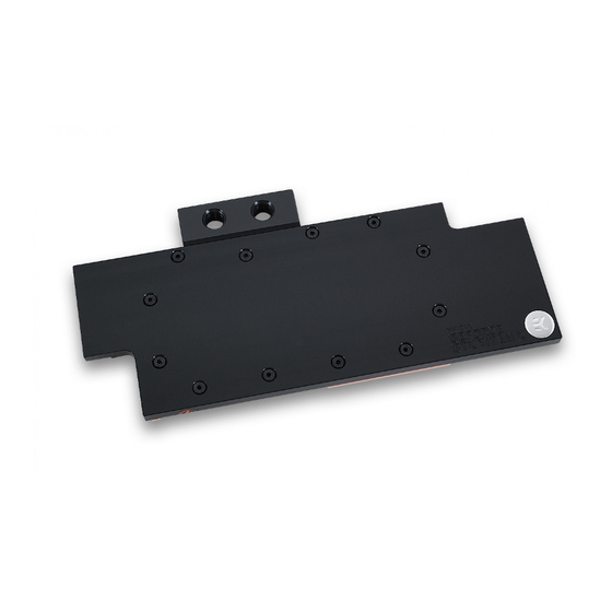 ekwb EK-FC Titan SE Series Installation And Mounting Manual