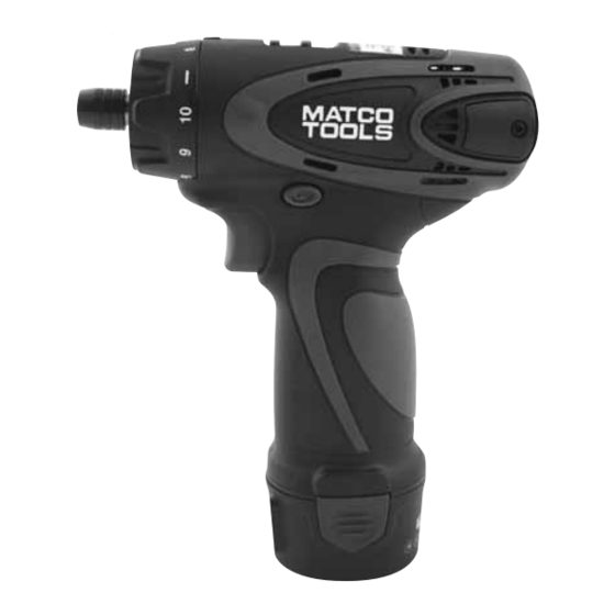 Matco Tools MUC122S Manuals