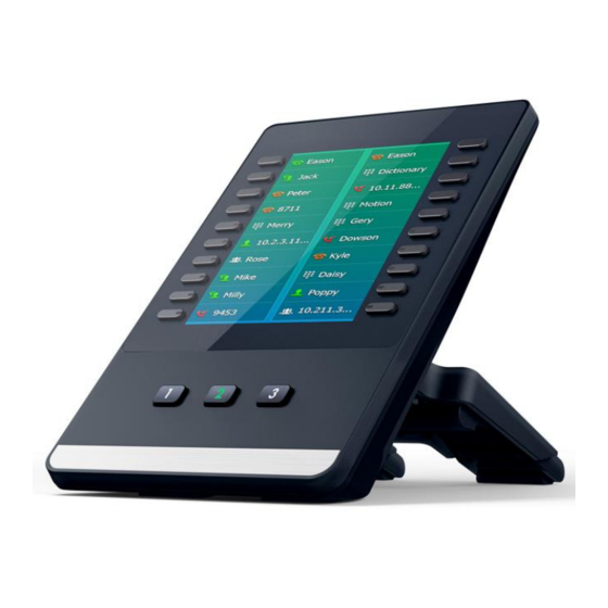 Yealink EXP50 Quick Start Manual