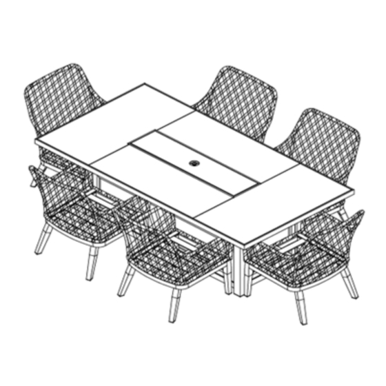 Member's Mark GC-11634B-7PC Assembly Instructions & User Manual
