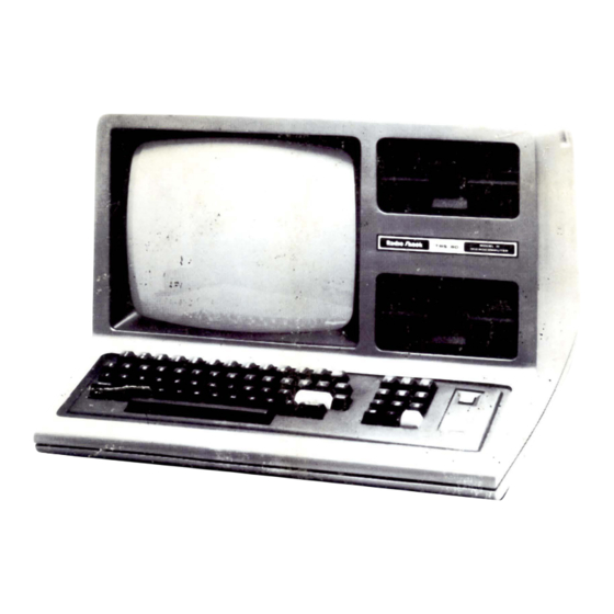 Radio Shack TRS-80 Service Manual