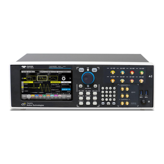 Teledyne T3AWG6K Series Operator's Manual