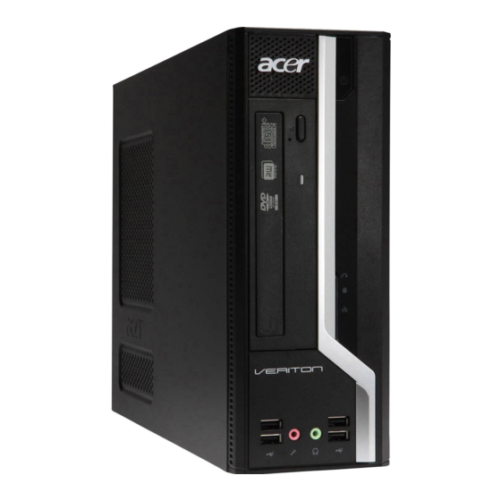 Acer Veriton X4610G Specifications