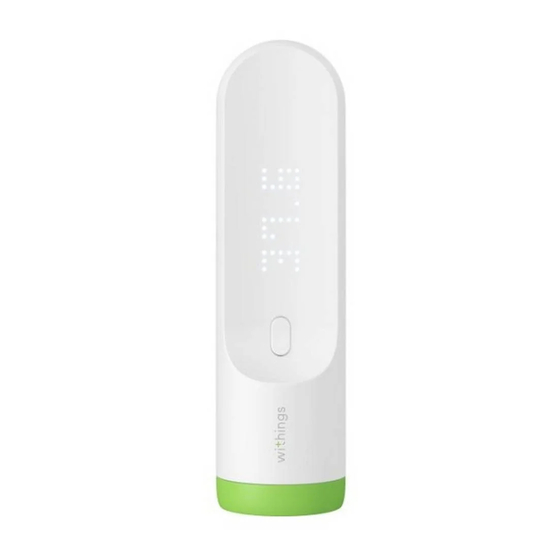 Withings Thermo Manual