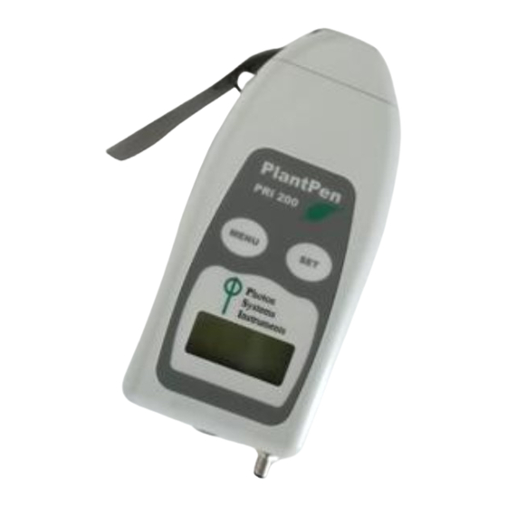 PSI PlantPen PRI 200 Instruction Manual