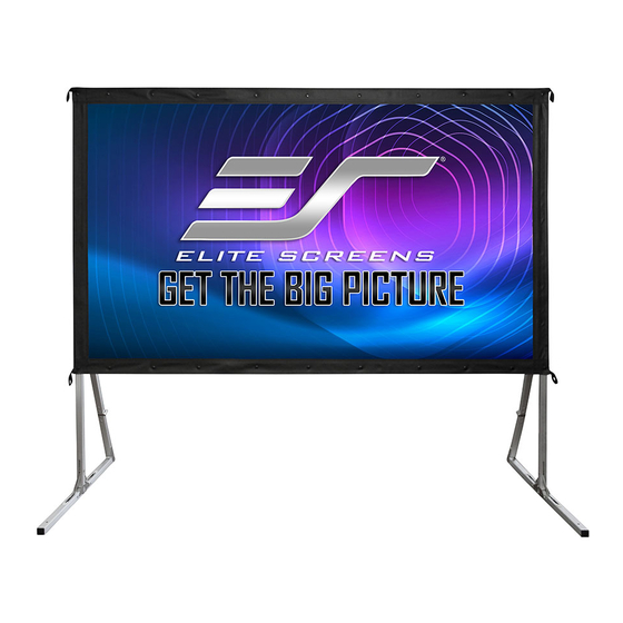 Elite Screens Yard Master Electric Adjustment Instructions
