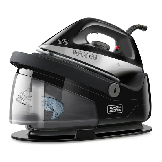 Black+Decker BXSS2200E Steam Iron Manuals