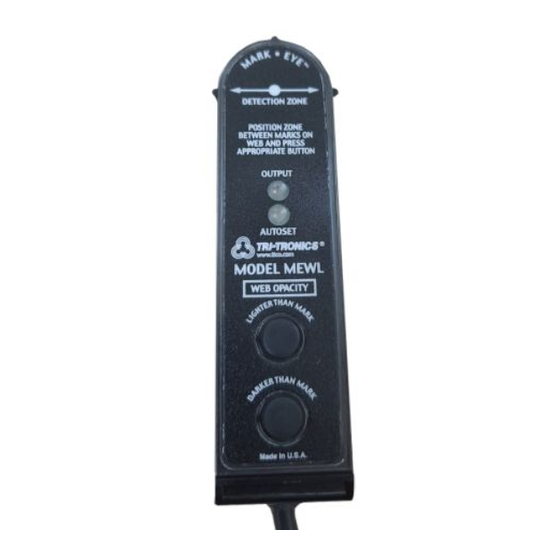 Tri-Tronics Mark-Eye MEWL Setup Instructions