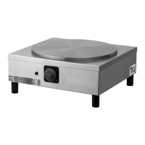 Cecilware FCM-120 Instruction Manual