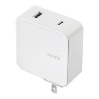 Moshi ProGeo USB-C Wall Charger with USB Port Quick Start Manual