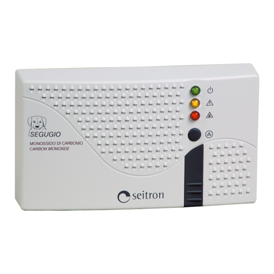Seitron SEGUGIO RGD COH MP1 0SE Quick Start Manual