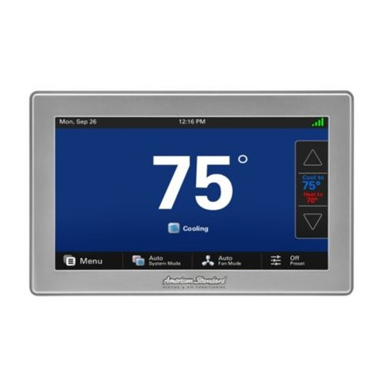American Standard AZON1050AC52ZB Manuals