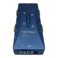 TRENDNET TK-400K - KVM Switch - PS/2 User Manual