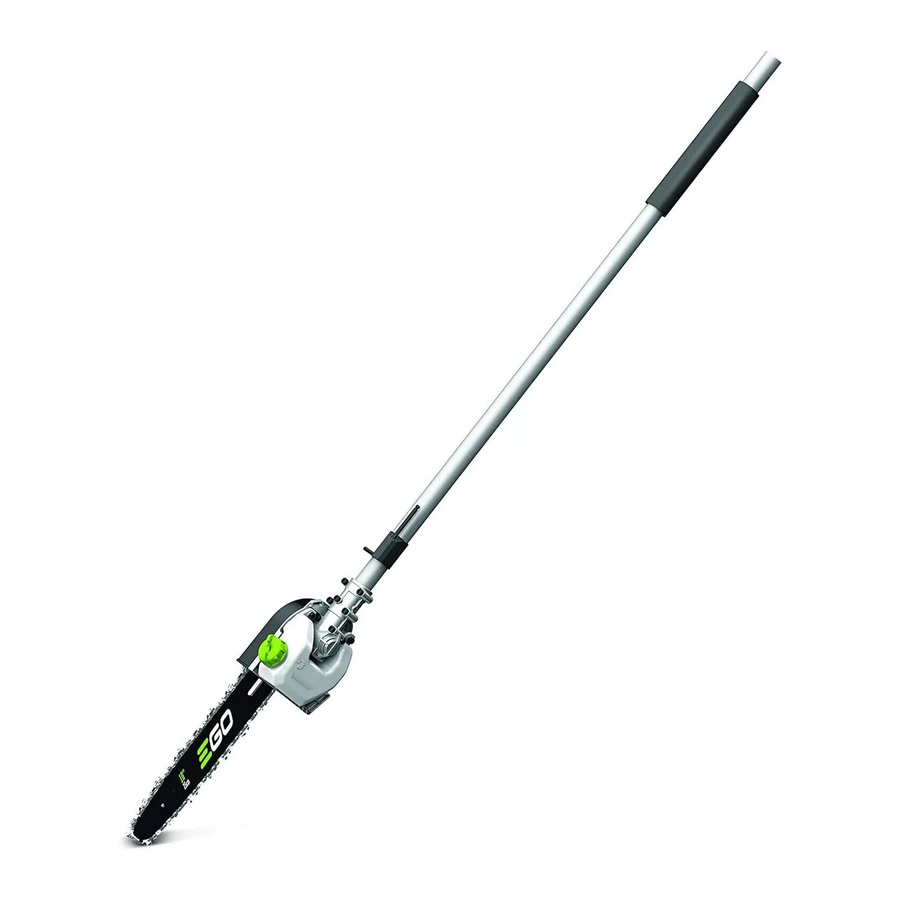 Ego Power+ PSA1000, PSA1000-FC, MPS1001 - POLE SAW Manual