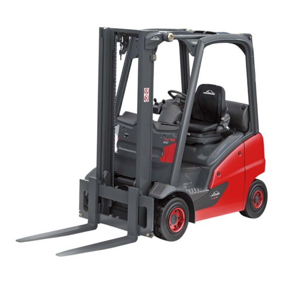 Linde EVO 391-01 Series Original Instructions Manual