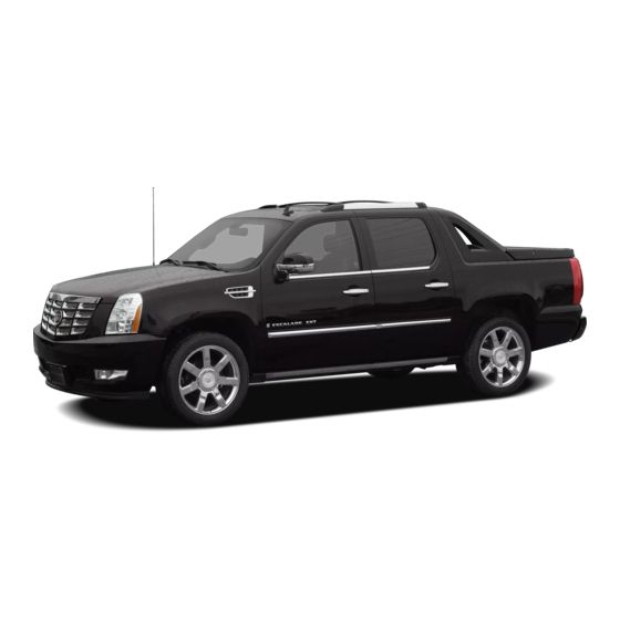 Cadillac 2007  Escalade EXT Owner's Manual