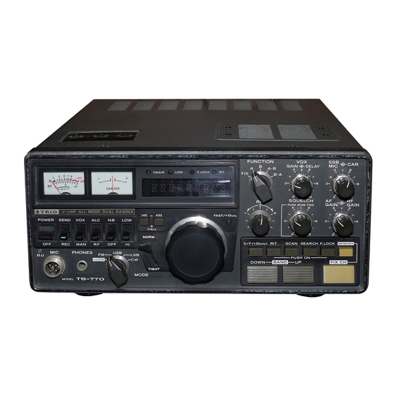 Kenwood TS-770 Operating Manual