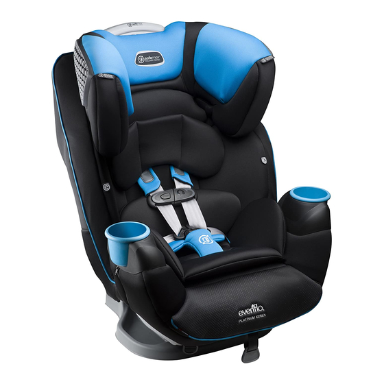 Evenflo safemax 2024 car seat installation