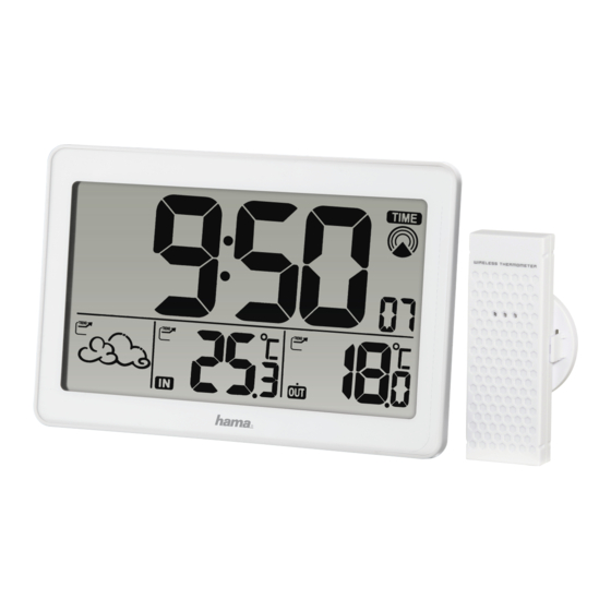 User Manuals: Hama 00136263 EWS-3300 Weather Station