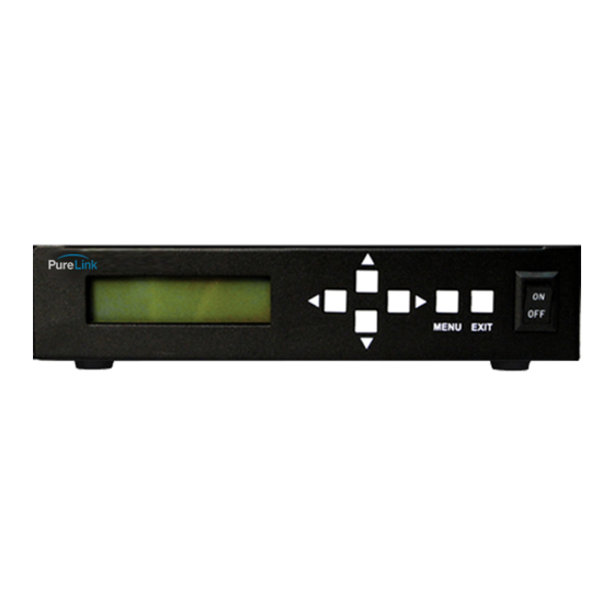 PureLink PureMedia PM-CT101-U Owner's Manual