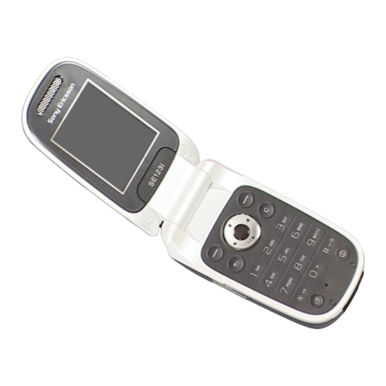 Sony Ericsson z310 Working Instruction, Mechanical