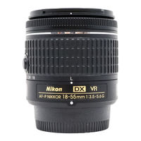 Nikon AF-P DX NIKKOR 18-55 f/3.5-5.66 VR User Manual