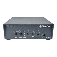 Clear-Com ENCORE EF-701M Instruction Manual