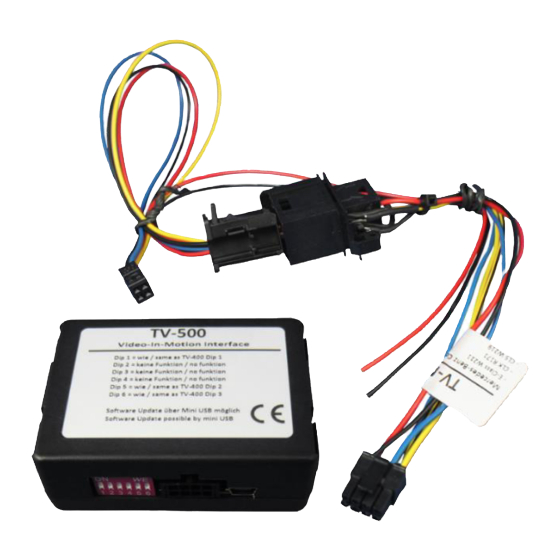 Caraudio-Systems TF-RTI11 Manual