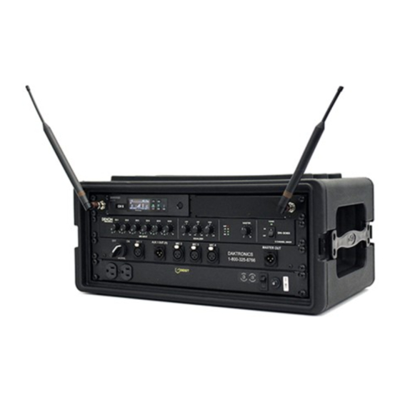 Daktronics Sportsound SSR-100 Gen II Quick Start Manual