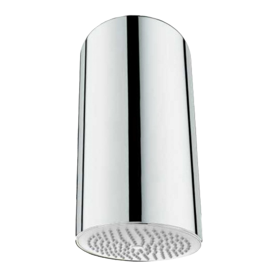 Bossini Dinamic Inox H80166 Installation And Care Instructions