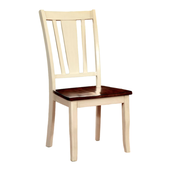 Furniture of America CM3326SC-2PK Assembly Instructions Manual