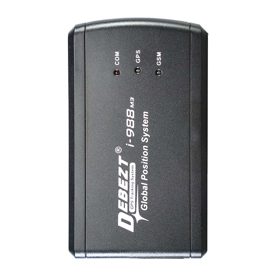 DEBEZT I-988M3 User Manual