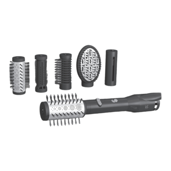 VS Sassoon DIGITAL SENSOR LUXE AIR STYLER VSHA501A Instruction Booklet