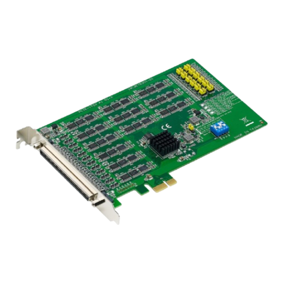 Advantech PCIE-1753 User Manual