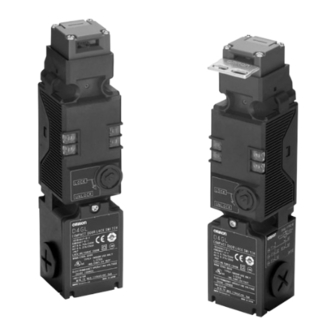 Omron D4GL-1AFA-A4 Quick Start Manual